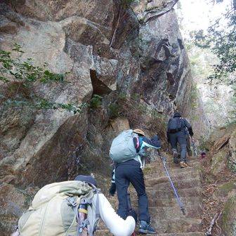 もうすぐ尾根です