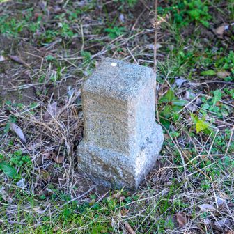 三角点があって
ここがヤマップの山頂位置
山頂標識はなし