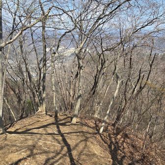 下山は気持ち良い稜線歩き