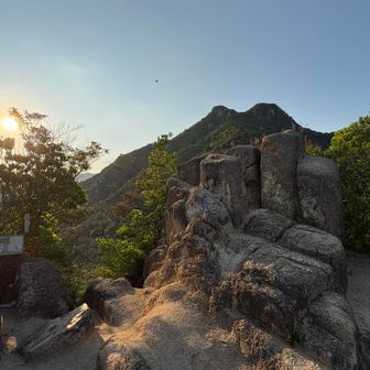 夕方登るのもいい感じ〜🤩