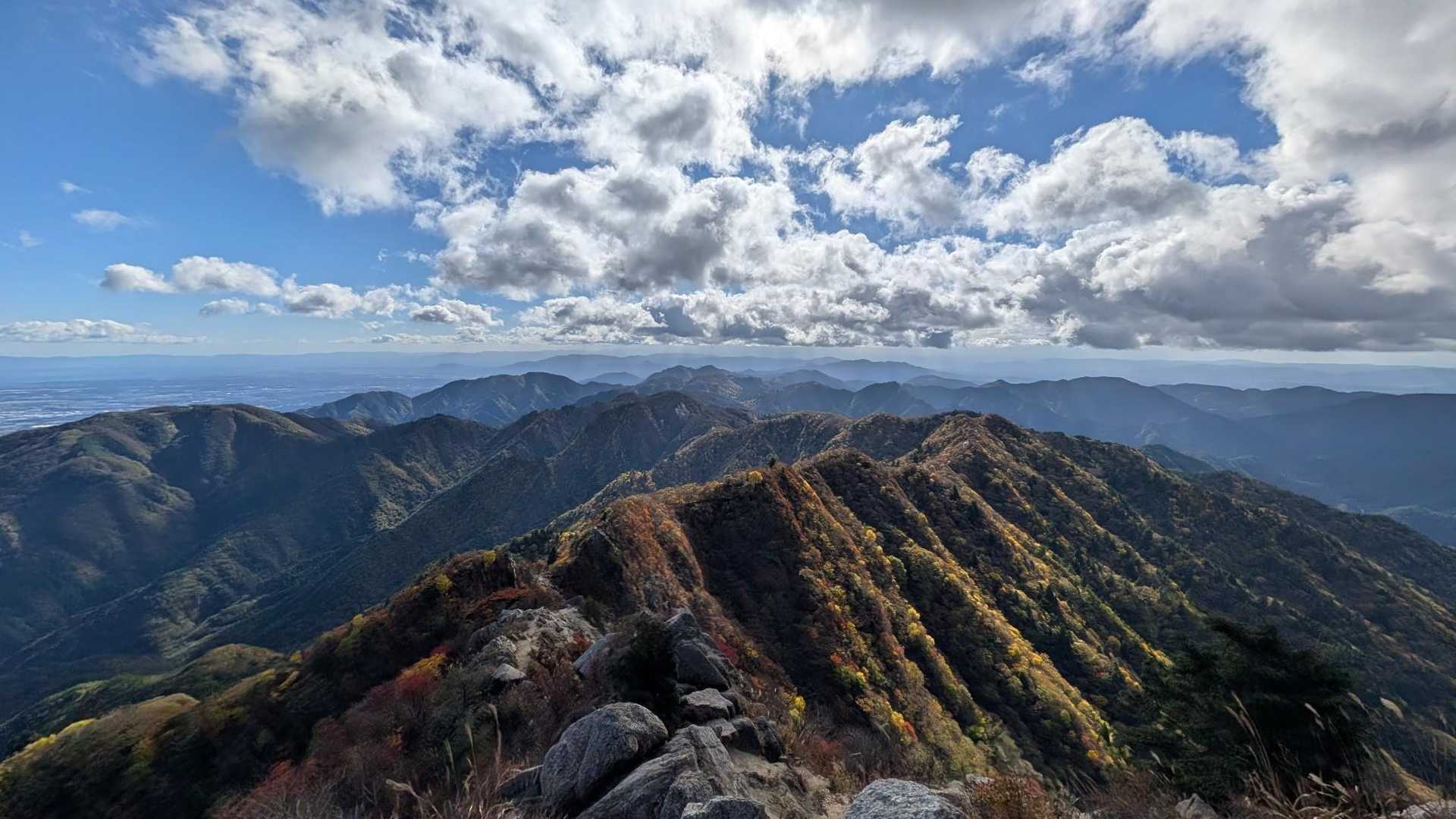 鎌ヶ岳-武平峠-御在所岳-中登山口 周回コースの写真