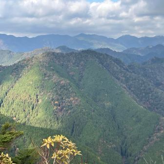 七種槍から鉾立山・雪彦山方面