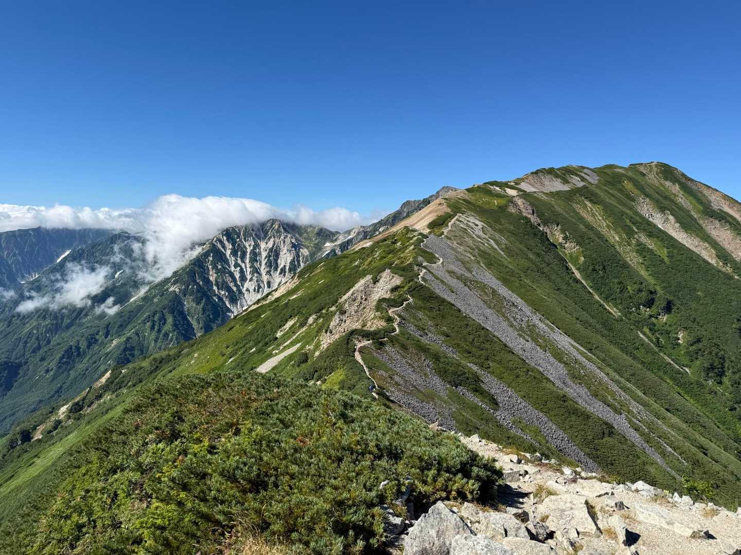 稜線が最高過ぎた
