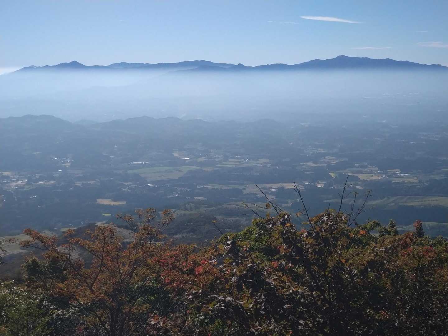 平地にある竹田市と祖母山系の稜線がここまでクッキリ見えるのは珍しいです🥴