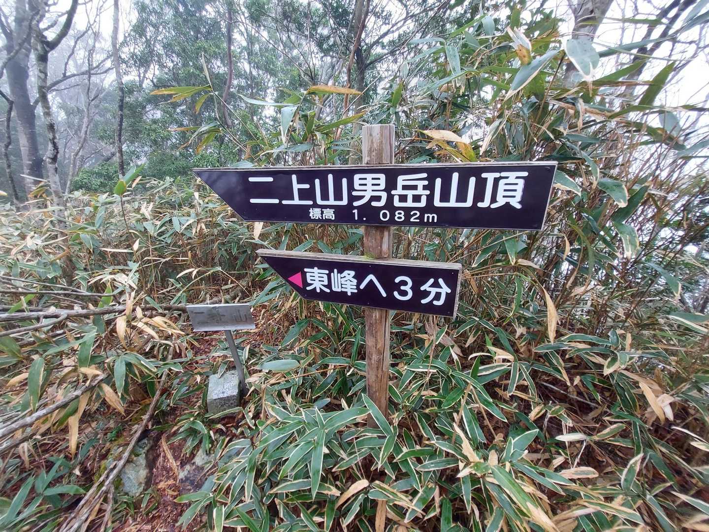二上山男岳　1082m