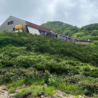大日小屋が見えてきました。☺️