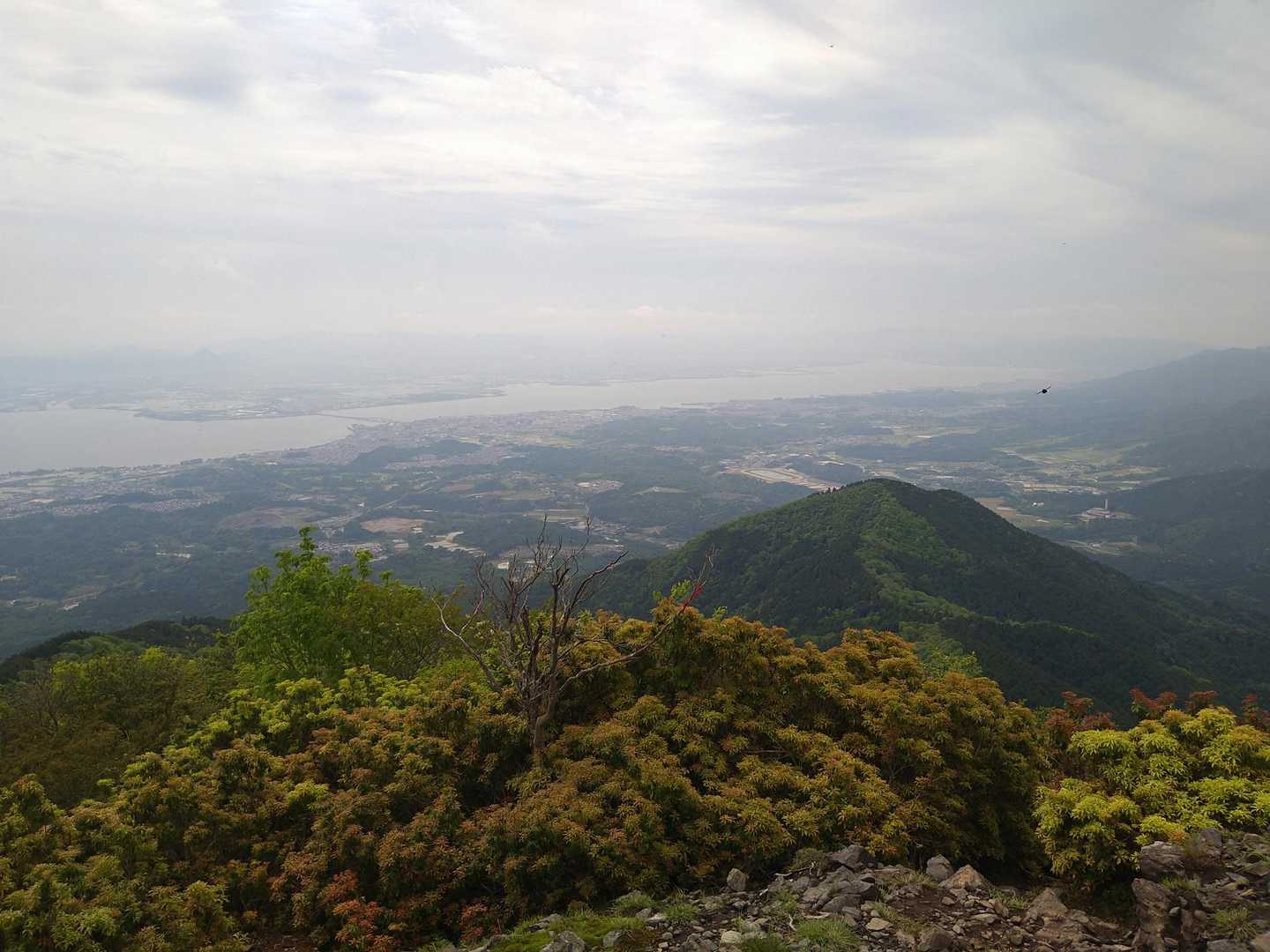平バス停→権現山→小女郎ヶ池→蓬莱山→志賀駅　縦走コースの写真