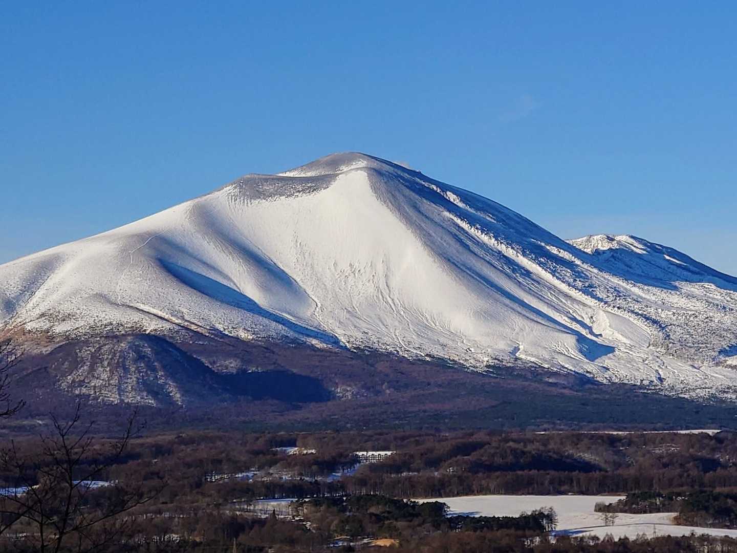 浅間山ど〜ん🏔️
素晴らしい✨もう満足♡🧑🏻「帰る？」と🤭