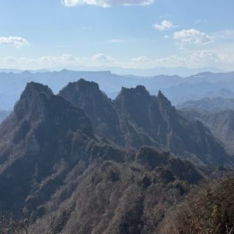 妙義山と日本のテーブルマウンテン
荒船山が良くみえました👍