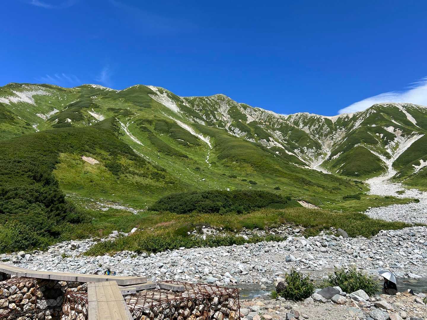 今度は別山乗越から真砂へと繋ぎたい
その後は雄山と真砂
で、ラストは浄土山…
あと３回は来ないとね😅
