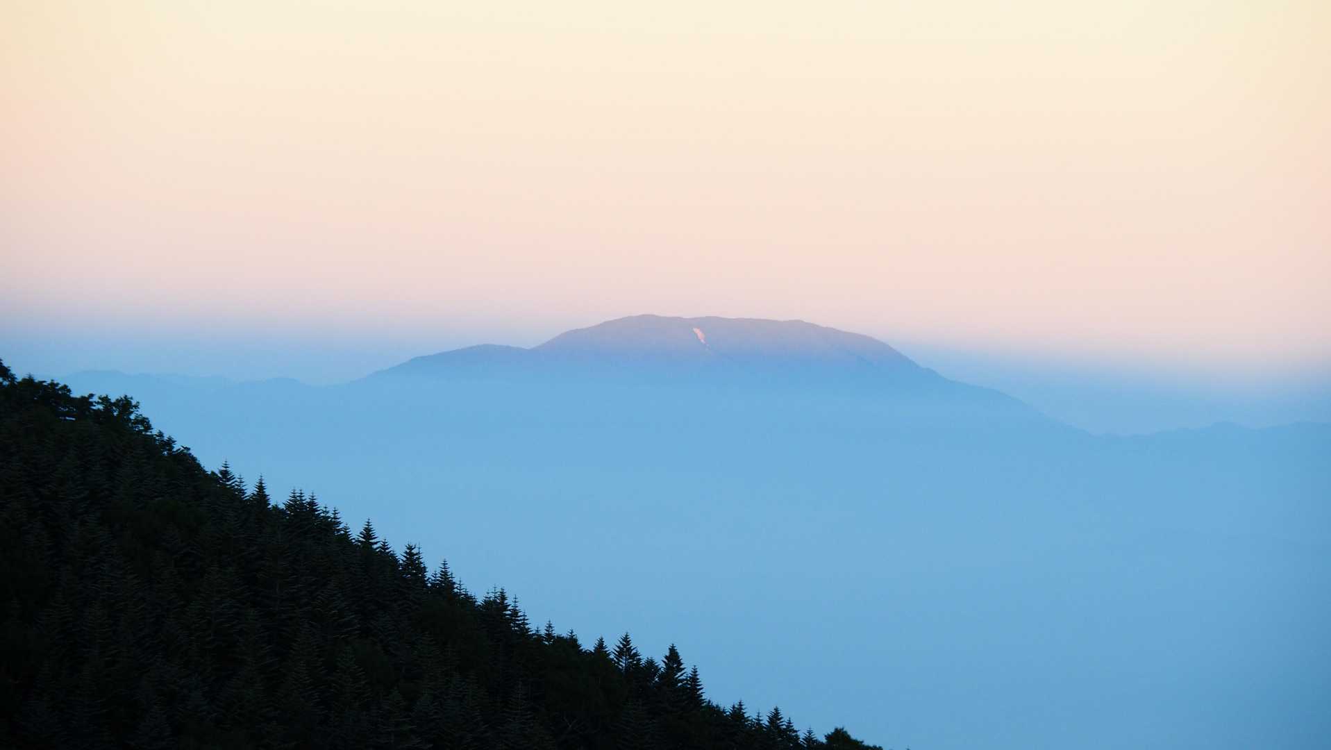 越路バス停-鳥倉登山口-三伏峠-三伏山-本谷山 往復コースの写真