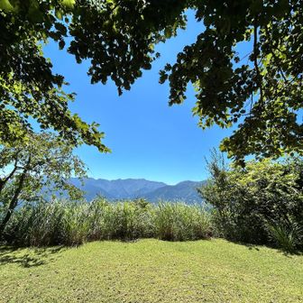 ここが一番開けていた
左に徳島市内や大川原高原右には高城山
正面はなんだろ、神山かな