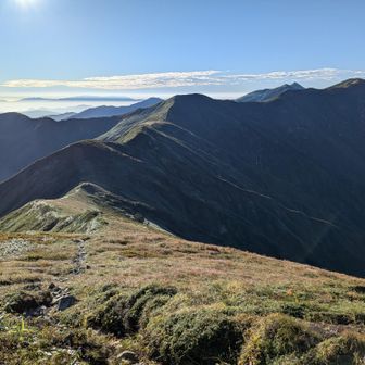 寒江山から東稜線