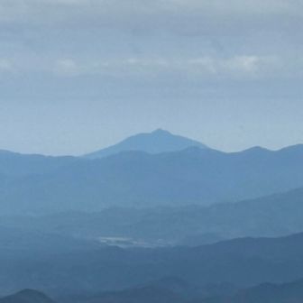 ※一の腰より岩木山。