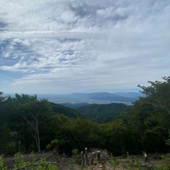 養老山地が見えてますね👀