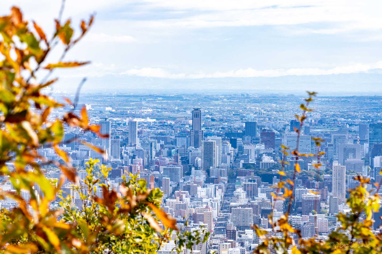 札幌駅方面。