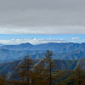 富士山、隠れてしまった