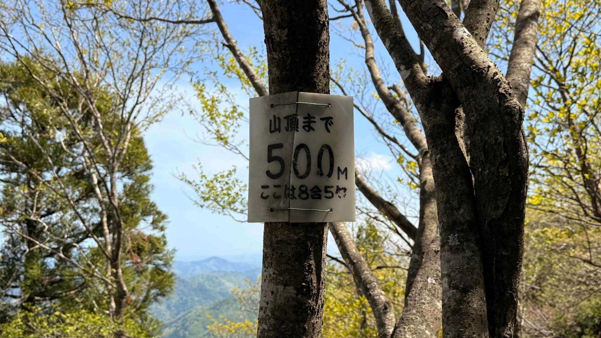 参道尾根登山口-頭巾山 周回コースの写真