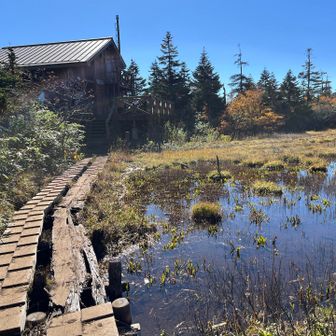 山荘に戻って