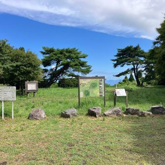 広い場所です。権現山山頂です。