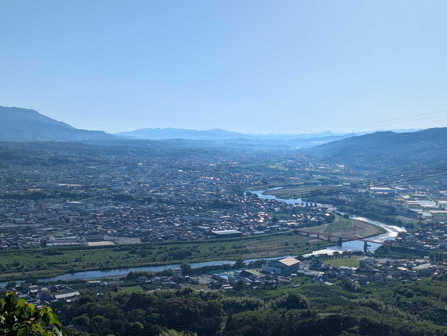 展望台に立ち寄ります
いい景色♥