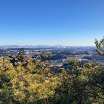 山頂でも快晴☀️