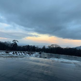 弓ヶ浜方面は、雨雲も去り 明るくなっており、雨も降ってなさそうですねぇ〜