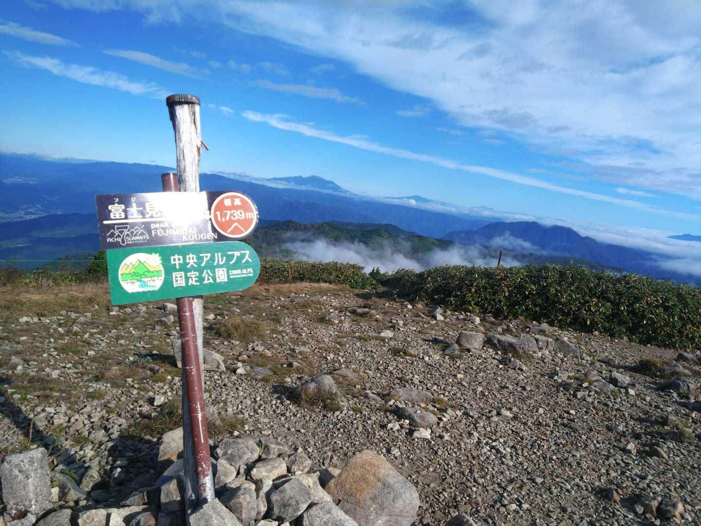 神坂神社登山口-富士見台 周回コースの写真