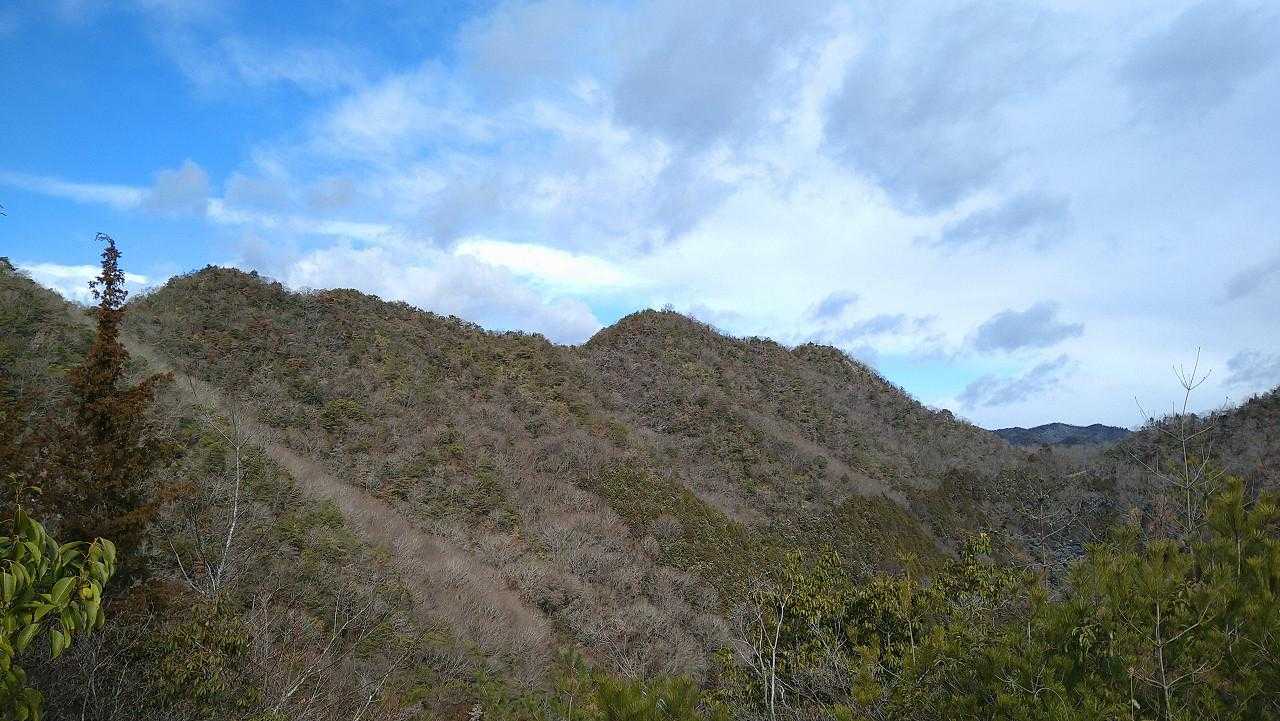 大鳥山からの稜線