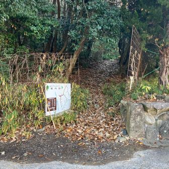 温泉正面の登山口から入山