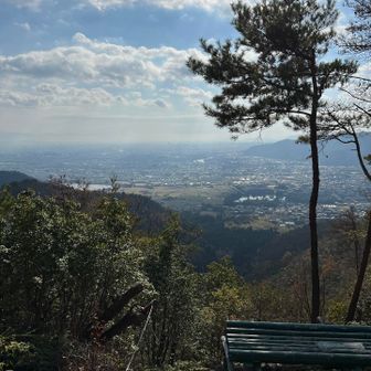 眼下に渡月橋(どれかわからないけど)