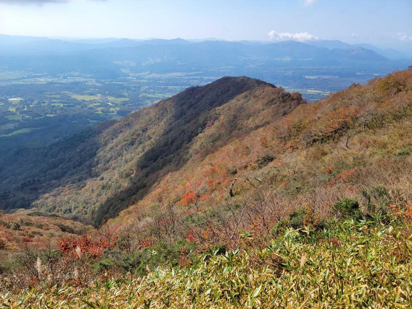 上蒜山登山口-槍ヶ峰-上蒜山-中蒜山-日留神社-中蒜山登山 縦走コースの写真