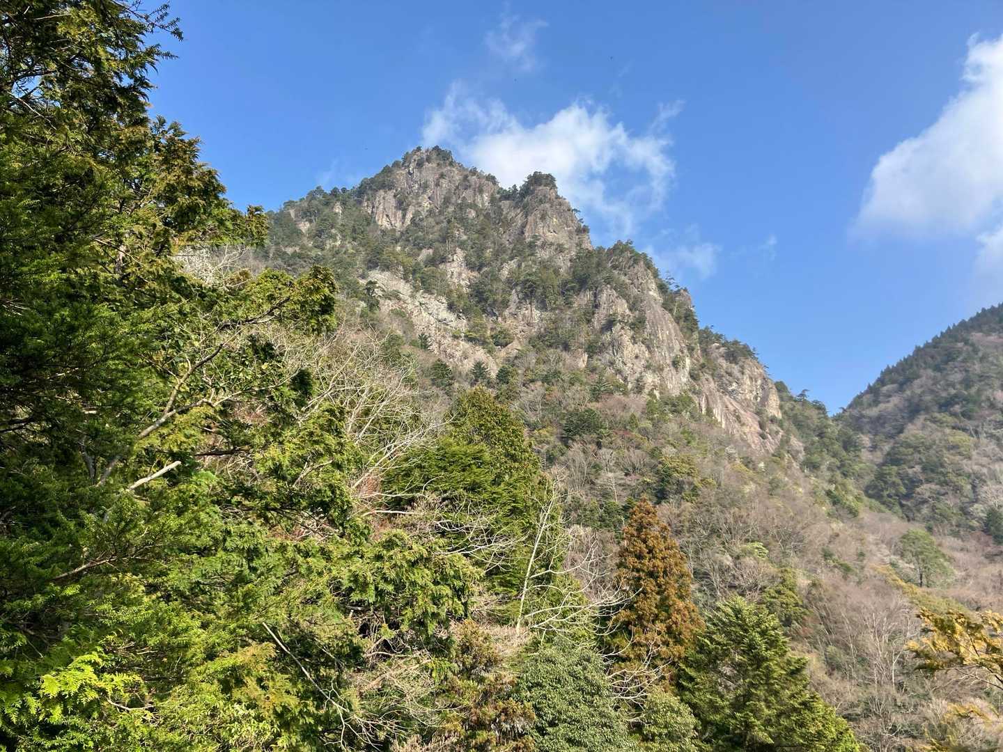 展望岩から大天井岳・不行岳方面