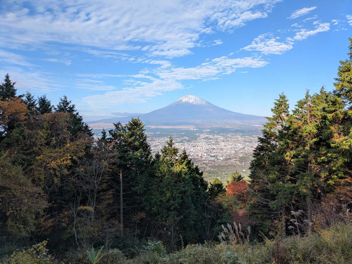 乙女峠展望台からの富士山