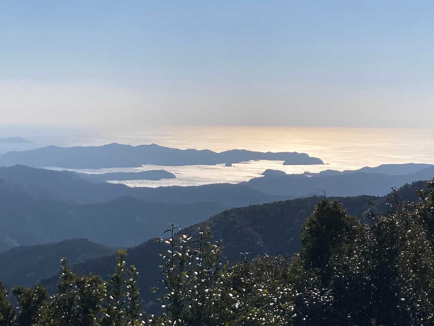五ヶ所湾が展望できました。