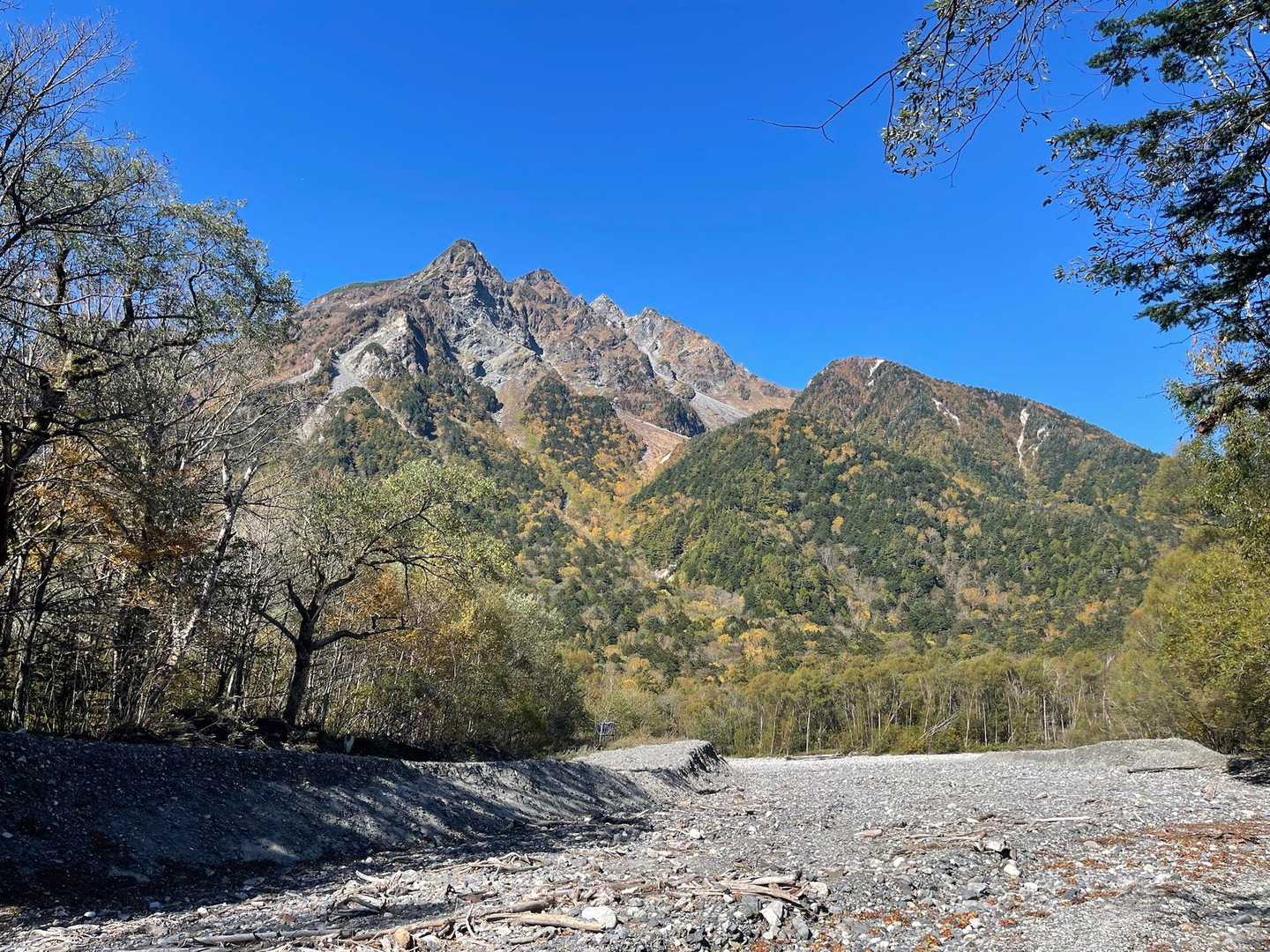西穂高口駅-西穂丸山-西穂高岳-奥穂高岳-小梨平-河童橋- 縦走コースの写真