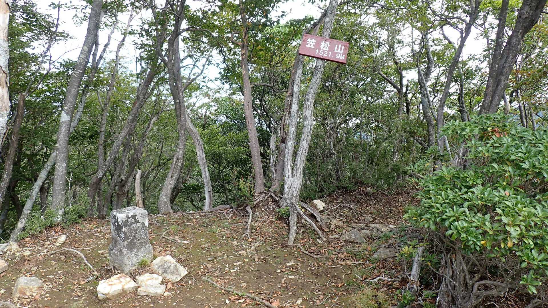 笠松山に到着！