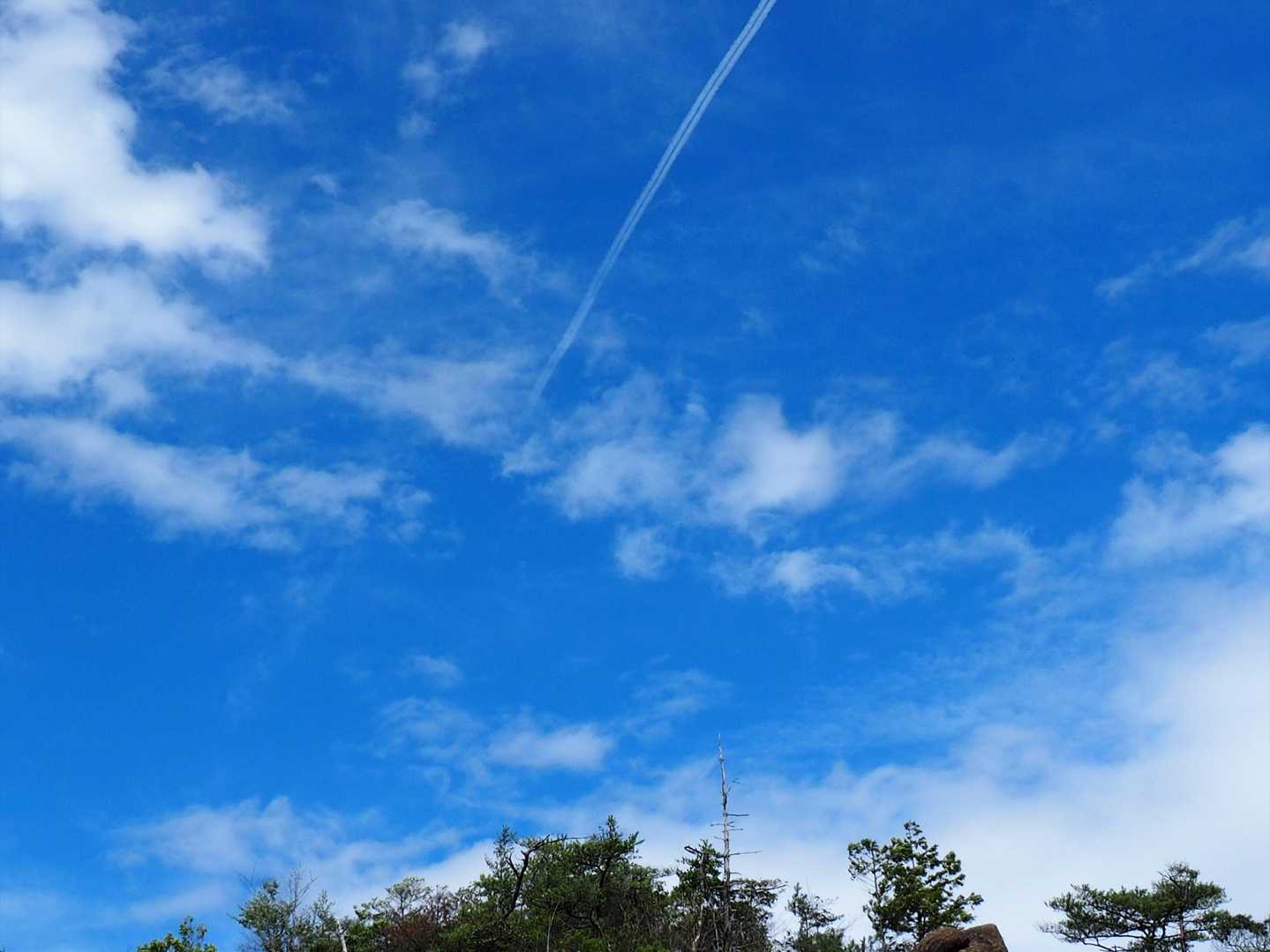 台風10号接近中なれど、晴れ上がった。