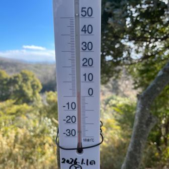 4℃くらい…風🌪️もあって寒い🥶