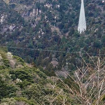雨上がりの午後、ロープウェイ🚠が次から次へと上がって行く