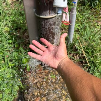 ココでは🚰頭から冷やせるんす😙