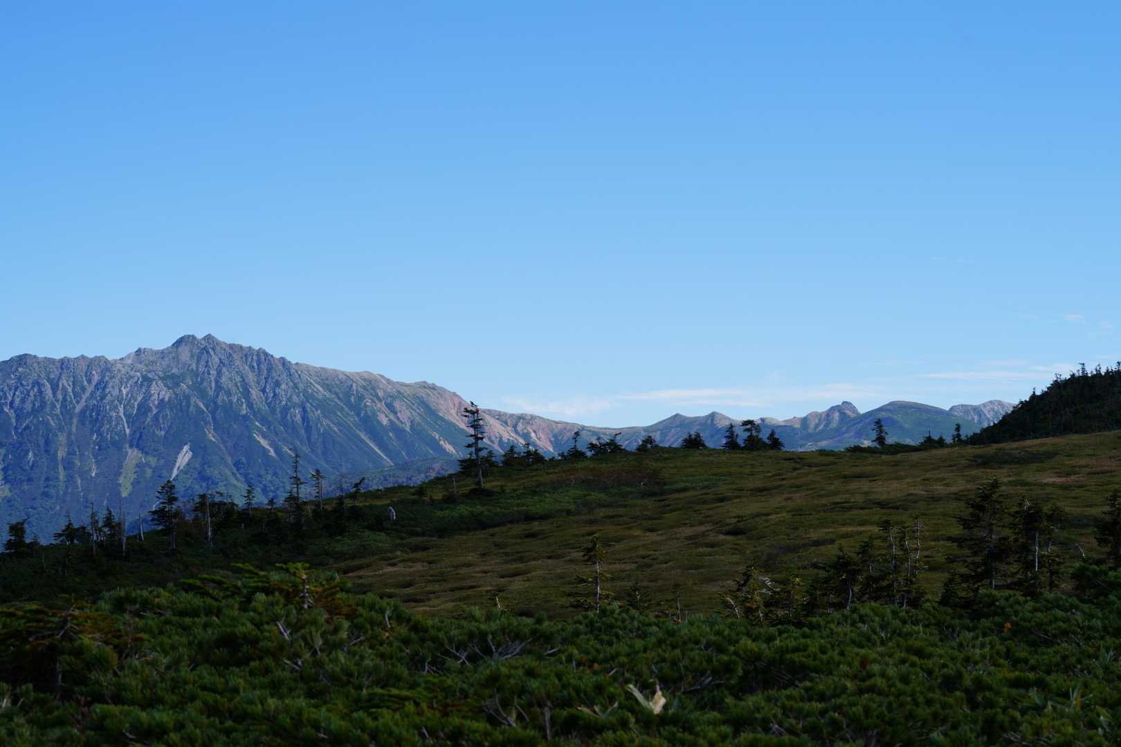 薬師岳登山口-北ノ俣岳-赤木岳-中俣乗越-黒部五郎岳 往復コースの写真