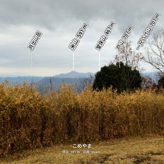 AR山ナビの画面