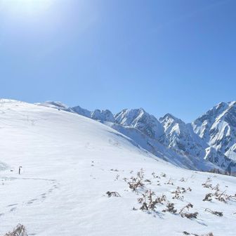 明日登る唐松岳