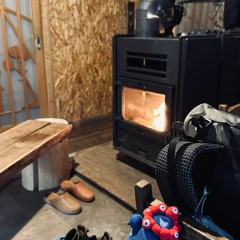 ストーブがずっとついててポカポカでした。
お世話になりました