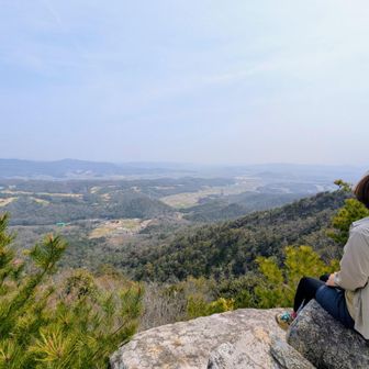 屏風折の絶景岩