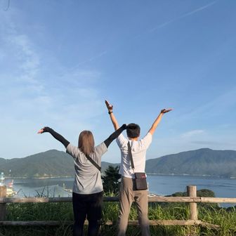 一緒にわーい！