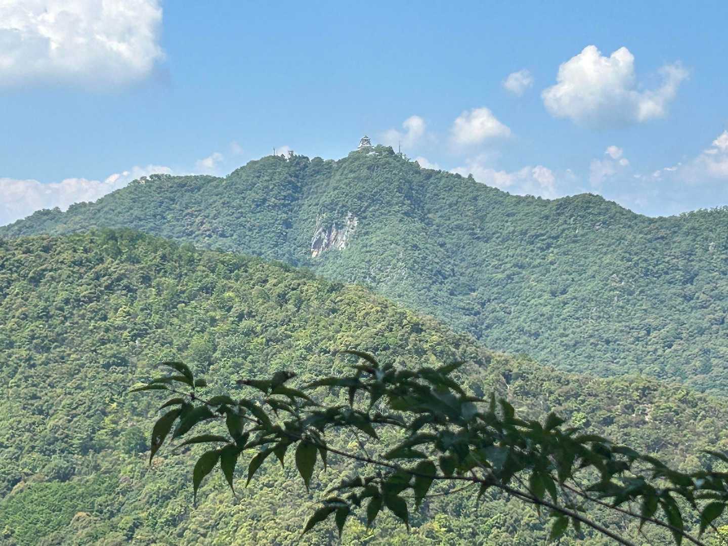 岐阜城🏯時々見ながら…