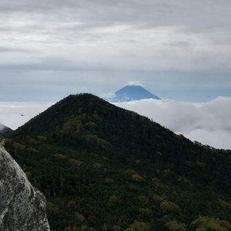 甲武信ヶ岳と🗻