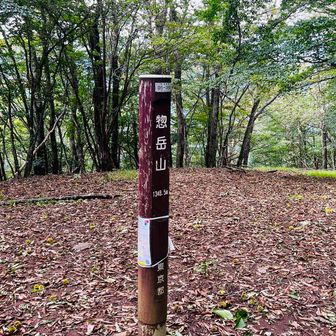 御前山の手前にある惣岳山